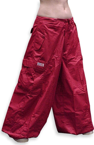 Unisex 40 " Wide Leg UFO Pants (Red)