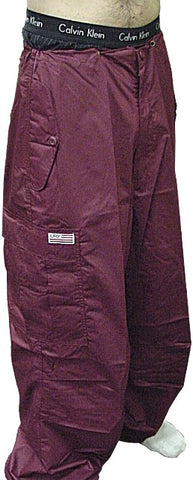 Unisex Basic UFO Pants (Burgundy)