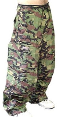 Unisex Basic UFO Pants (Green Camoflauge)