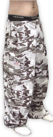 Unisex Basic UFO Pants  (Grey Camo)