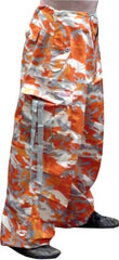 Unisex Basic UFO Pants (Orange Camo)