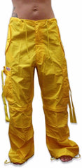 Unisex Basic UFO Pants w/ Zip Off Legs to Shorts (Yellow)