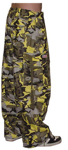 Unisex Basic UFO Pants (Yellow Camo)