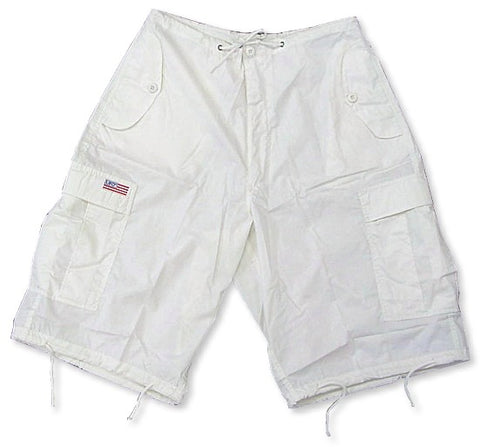 Unisex Basic UFO Shorts (Bright White)