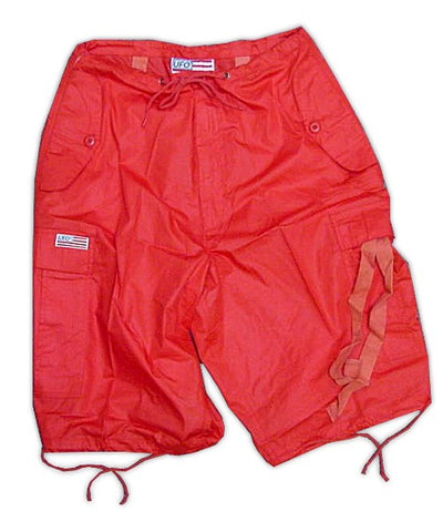 Unisex Basic UFO Shorts (Red)