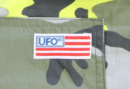 Unisex Basic UFO Shorts (Yellow Camo)