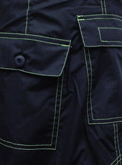 Unisex UFO Pants with Contrast Color (Black / Limey)