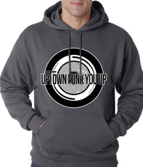 Uptown Funk You Up Record Adult Hoodie