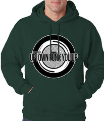 Uptown Funk You Up Record Adult Hoodie