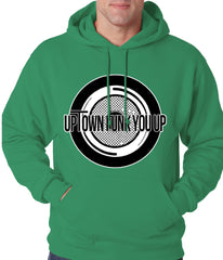 Uptown Funk You Up Record Adult Hoodie