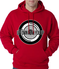 Uptown Funk You Up Record Adult Hoodie