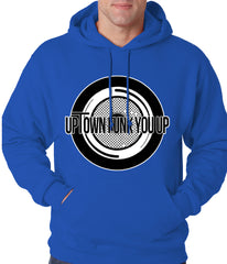 Uptown Funk You Up Record Adult Hoodie