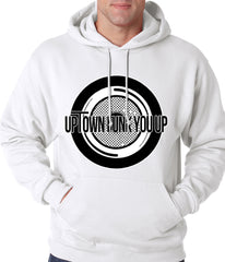Uptown Funk You Up Record Adult Hoodie
