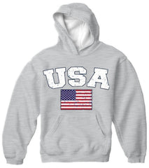 USA Vintage Flag International Hoodie