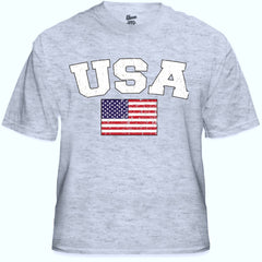 USA Vintage Flag International Mens T-Shirt