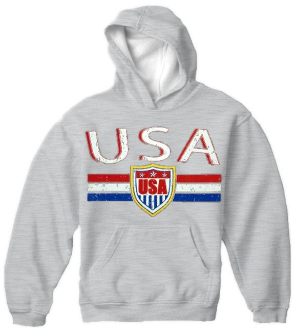 USA Vintage Shield International Hoodie