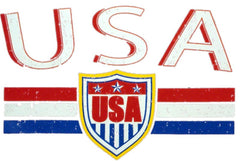 USA Vintage Shield International Hoodie