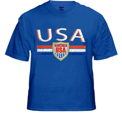 USA Vintage Shield International Mens T-Shirt