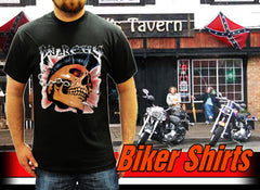 Biker Hoodies - Anarchy Men's Biker Hoodie (Black)