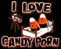 Halloween Shirts - I Love Candy Porn Men's T-Shirt