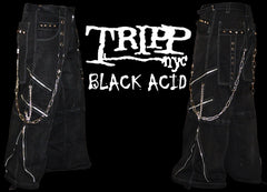 Tripp Darkstreet NYC -  "Black Acid" Bondage Pants (Black)
