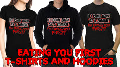 Zombie Hoodies - Eat You First Adult Hoodie