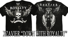 Xzavier "Down With Royalty" Men's T-Shirt (Black)