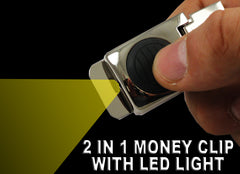 2 in 1 - Money Clip With LED Light