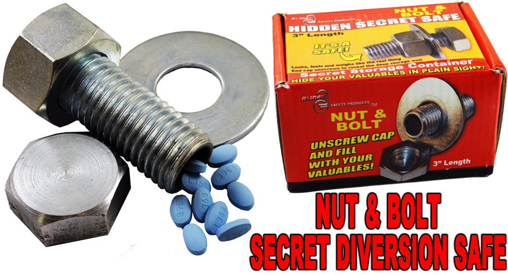 Nut & Bolt Secret Diversion Safe