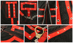 Tripp Darkstreet NYC -  "New Death Row" Bondage Pants (Black/Red)