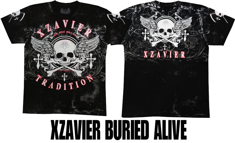 Xzavier "Buried Alive" Men's T-Shirt (Black)