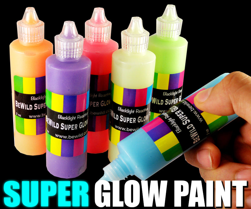 Next Generation SUPER Glow in the Dark (And Blacklight) Paint