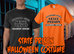 Halloween Costume T-shirt - State Prison Halloween Costume T-Shirt