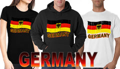 Germany Vintage Flag Adult Hoodie