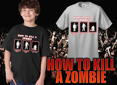 Kids How To Kill A Zombie T-Shirt