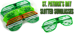 St. Patrick's Day Slotted Sunglasses