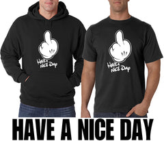 Cartoon Hands "Have A Nice Day" Men's T-Shirt