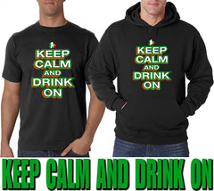 St. Patrick's Day Shirts - Keep Calm and Drink On Men's T-Shirt