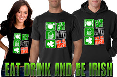 Eat Drink and Be Irish Girl's T-Shirt