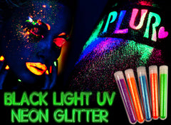 Black Light Responsive Neon Glitter