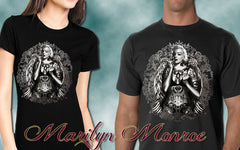 Marilyn Monroe Hollywood Tattoo Men's T-Shirt
