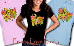 P.L.U.R. "Peace, Love, Unity, Respect" Girl's T-Shirt