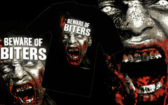 The Walking Dead "Beware of Biters" Men's T-Shirt (Black)