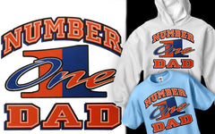 Number One Dad Adult Hoodie