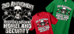 2nd Amendment America's Original Home Land Security Men's T-Shirt