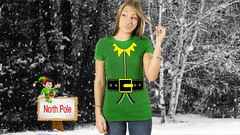 Elf T-Shirt - Girl's Elf T-Shirt (Kelly Green)