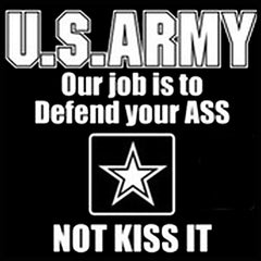 U.S.ARMY Our Job Is To Defend Your Ass Girl's T-Shirt
