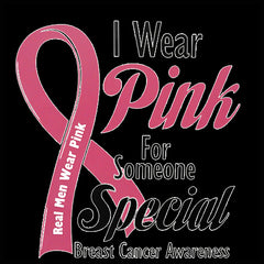 I Wear Pink For Someone Special Men's T-Shirt