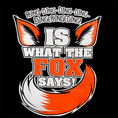 What Does The Fox Say? Ring-Ding-Ding-Ding Girl's T-Shirt