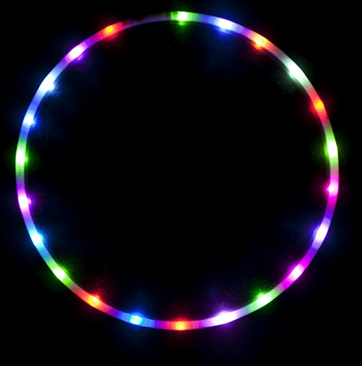 Led Hula Hoop - Light Up Rave and Dance Hula Hoop with 36 Led Lights